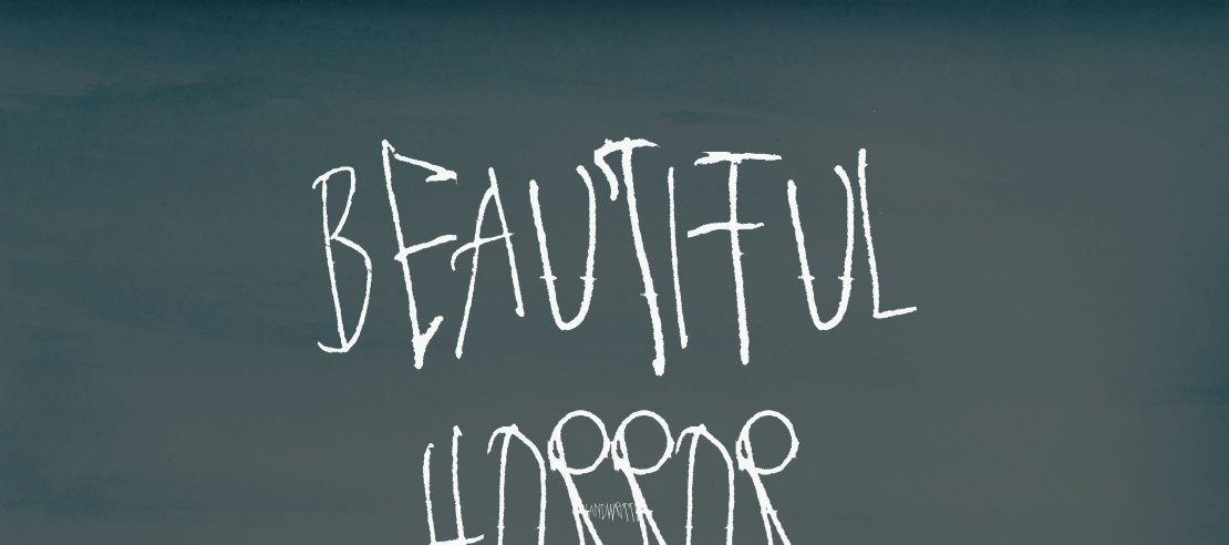 Beautiful Horror Font