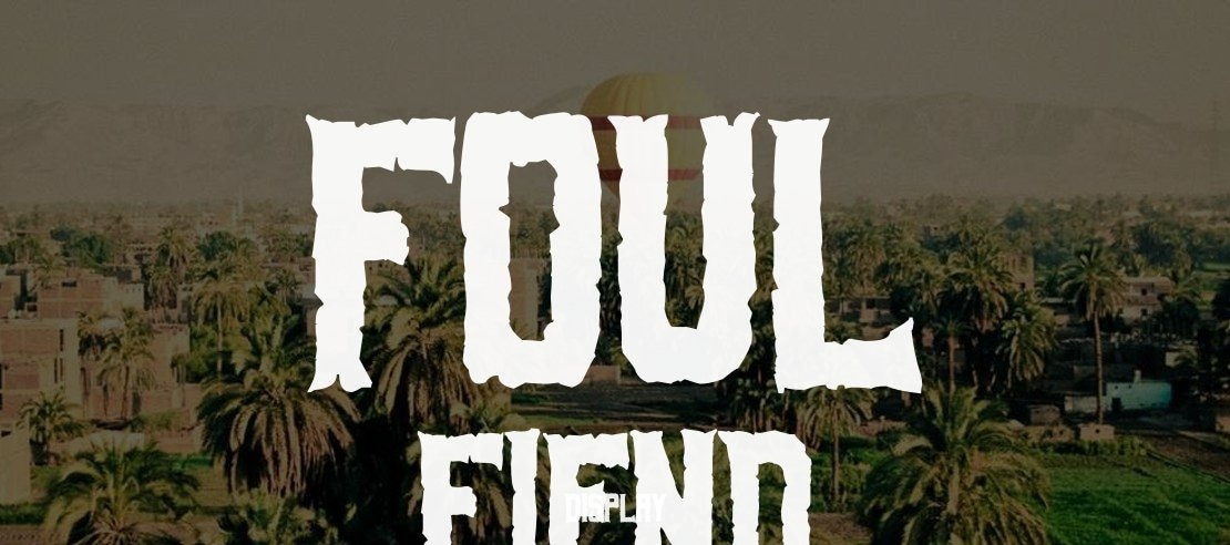 Foul Fiend Font