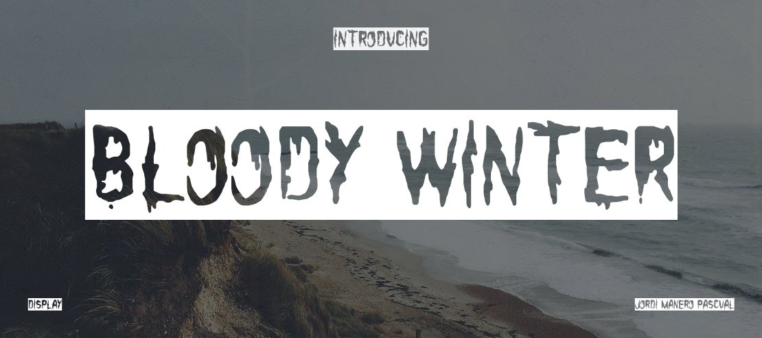 Bloody Winter Font