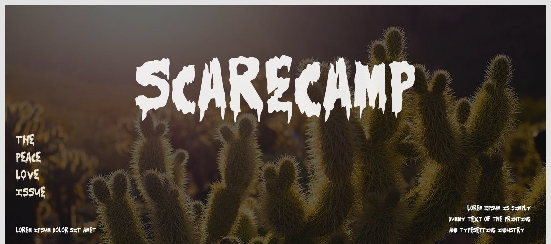 ScareCamp Font