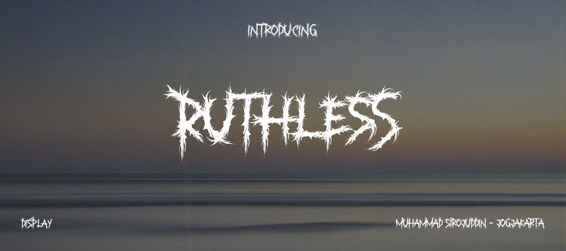 Ruthless Font