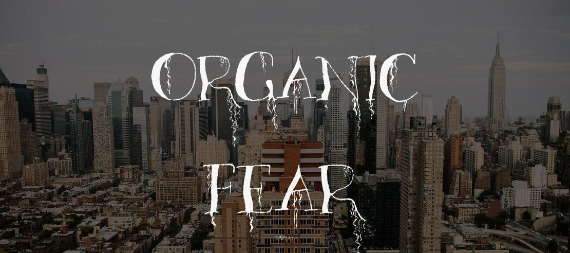 Organic Fear Font