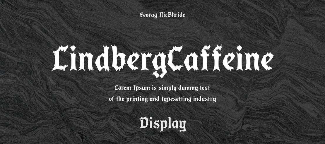 LindbergCaffeine Font