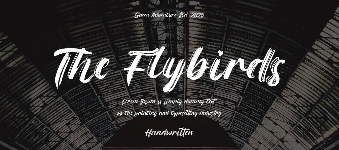 The Flybirds Font