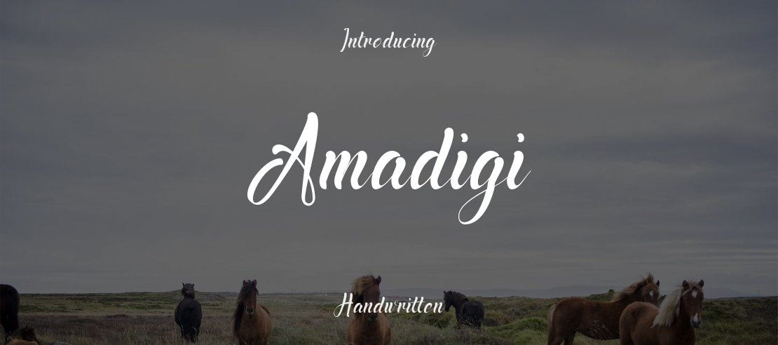 Amadigi Font