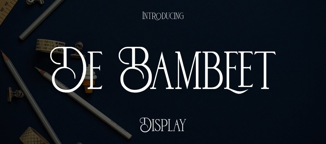 De Bambeet Font