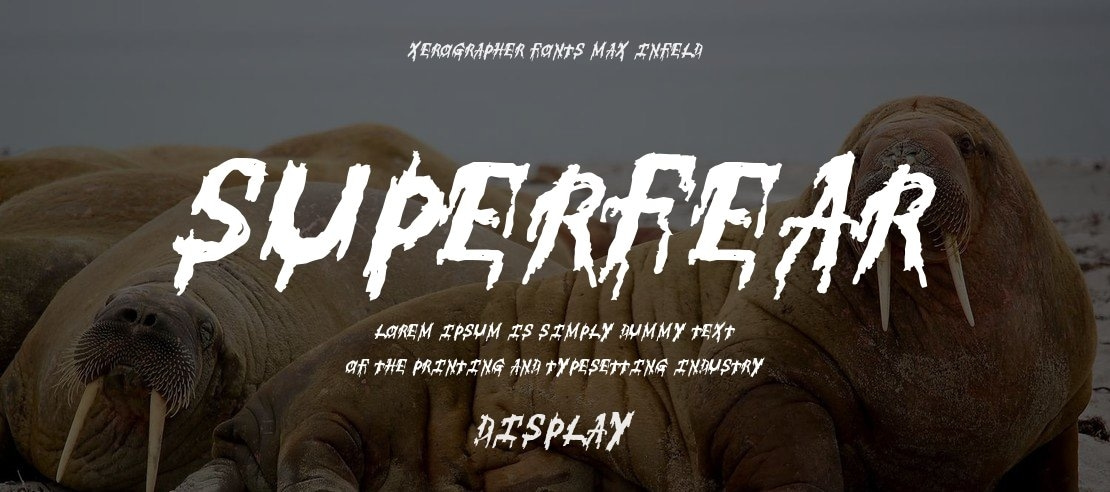 SuperFear Font