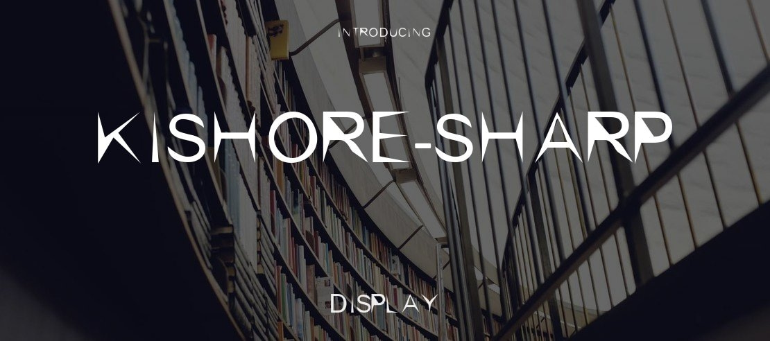 kishore-sharp Font