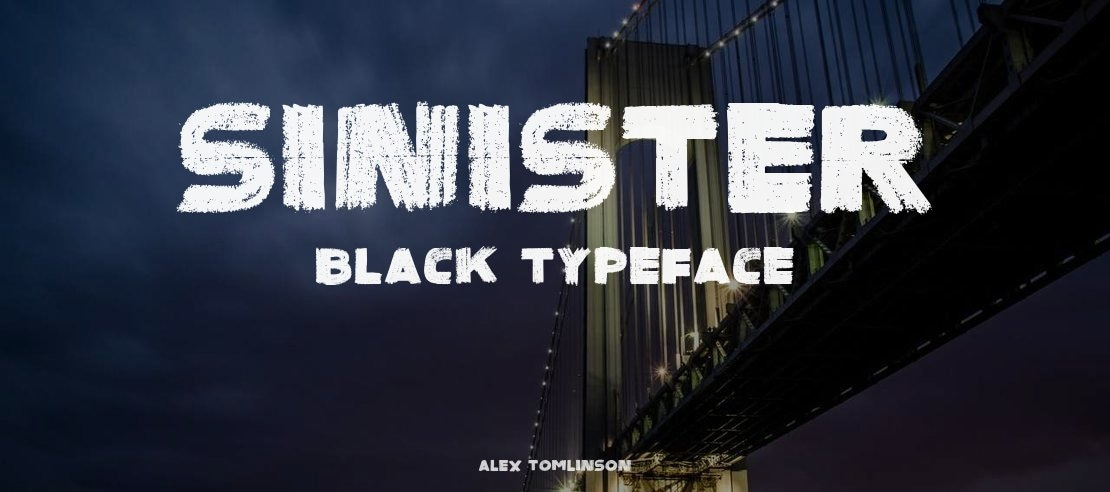 Sinister Black Font