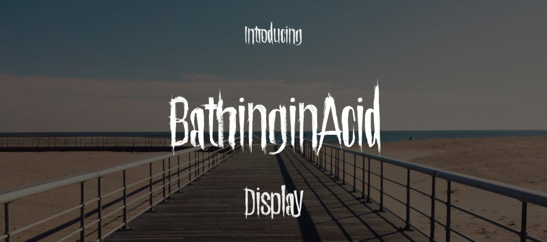 BathinginAcid Font