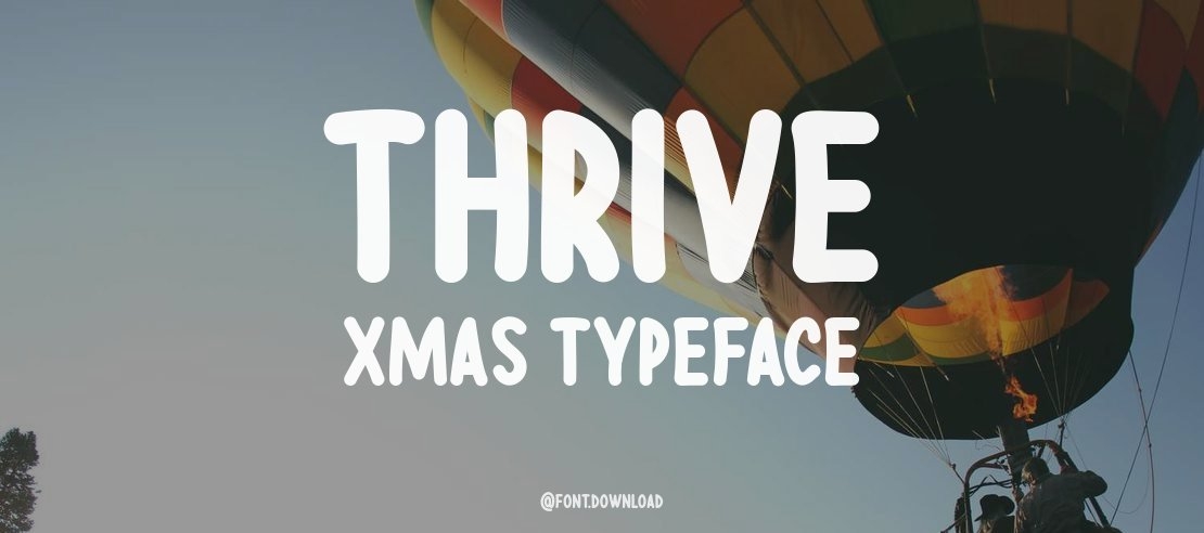 Thrive Xmas Font