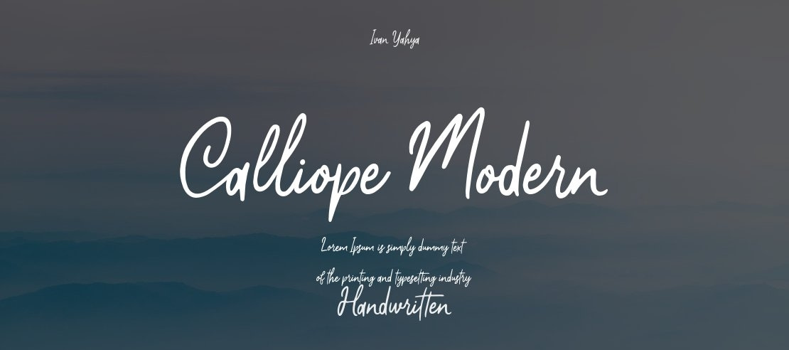 Calliope Modern Font