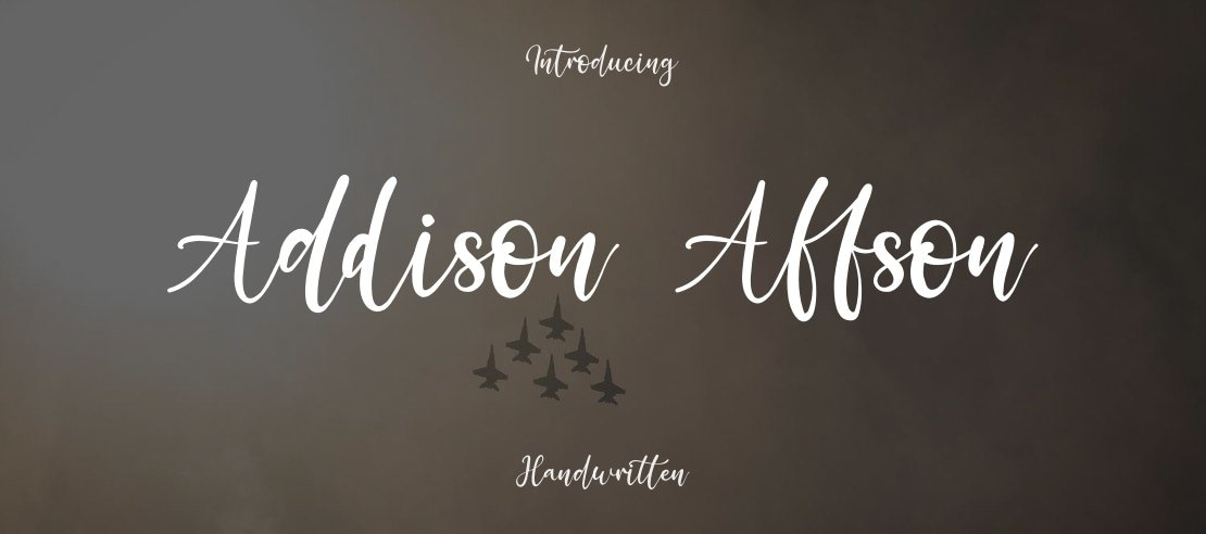 Addison Affson Font Family