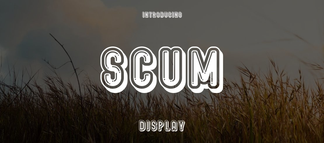 Scum Font