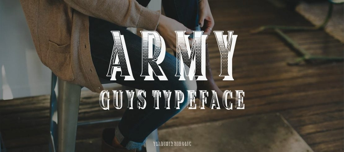 Army Guys Font