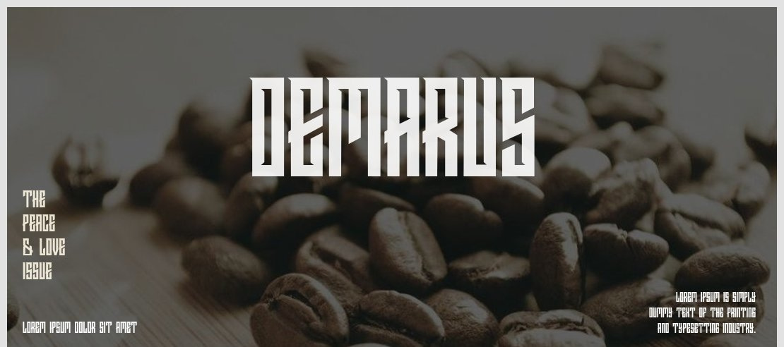 DEMARUS Font