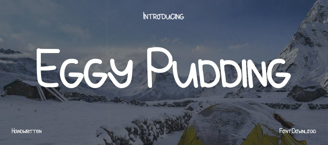 Eggy Pudding Font