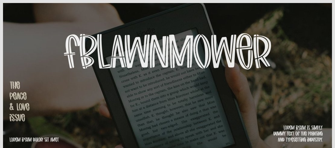 FBLawnmower Font