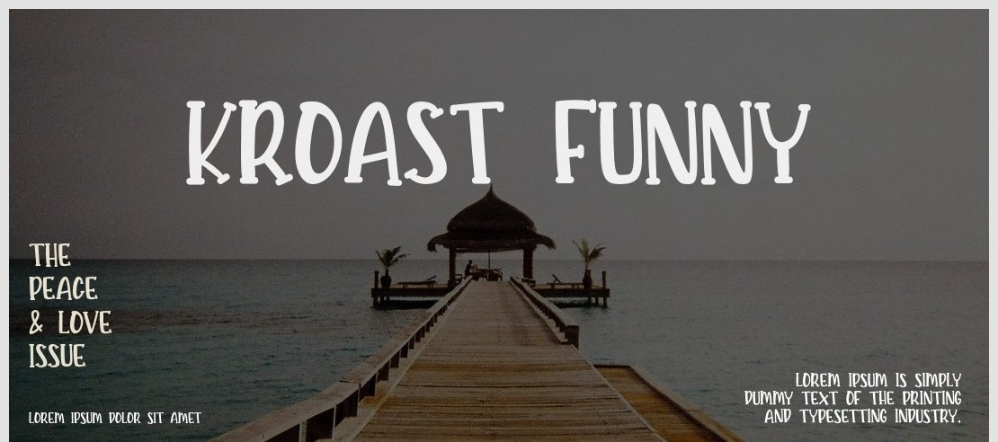 KROAST FUNNY Font