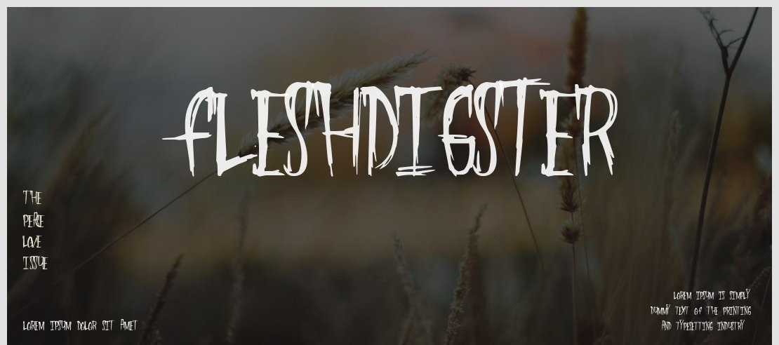 FleshDigster Font