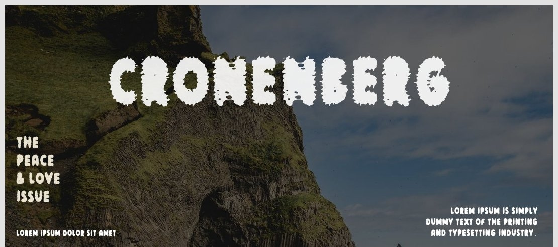 cronenberg Font