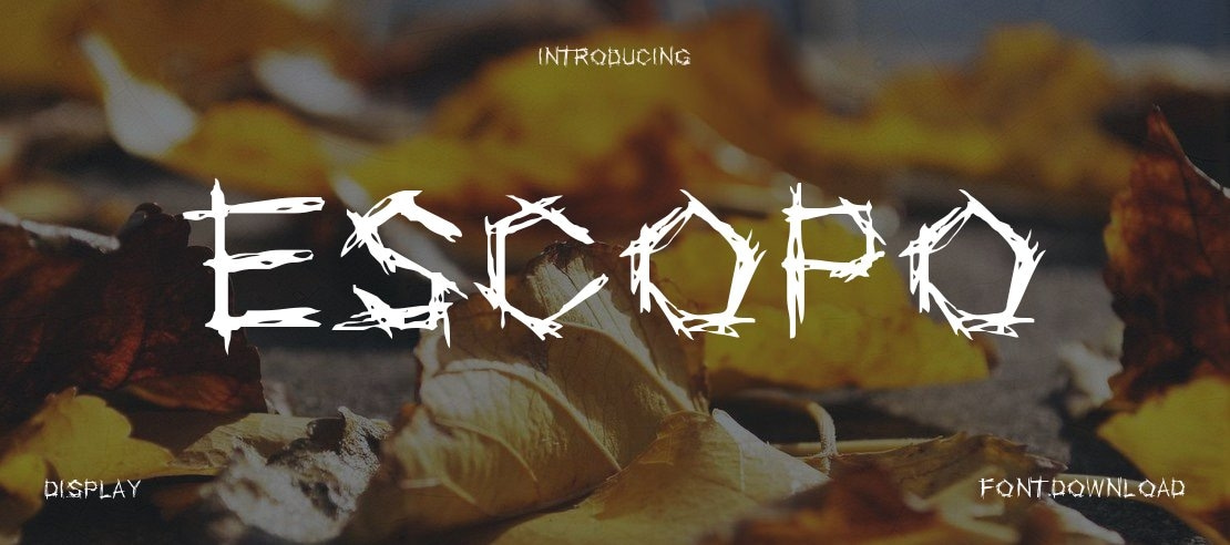 ESCOPO Font