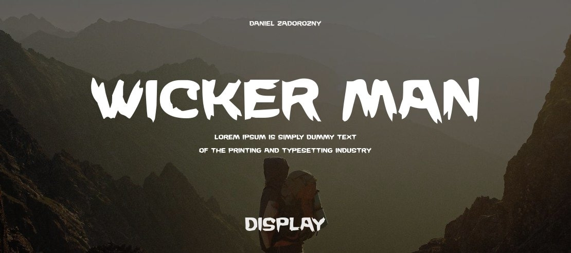 Wicker Man Font Family