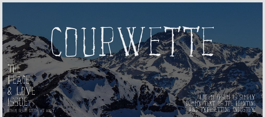 Courwette Font