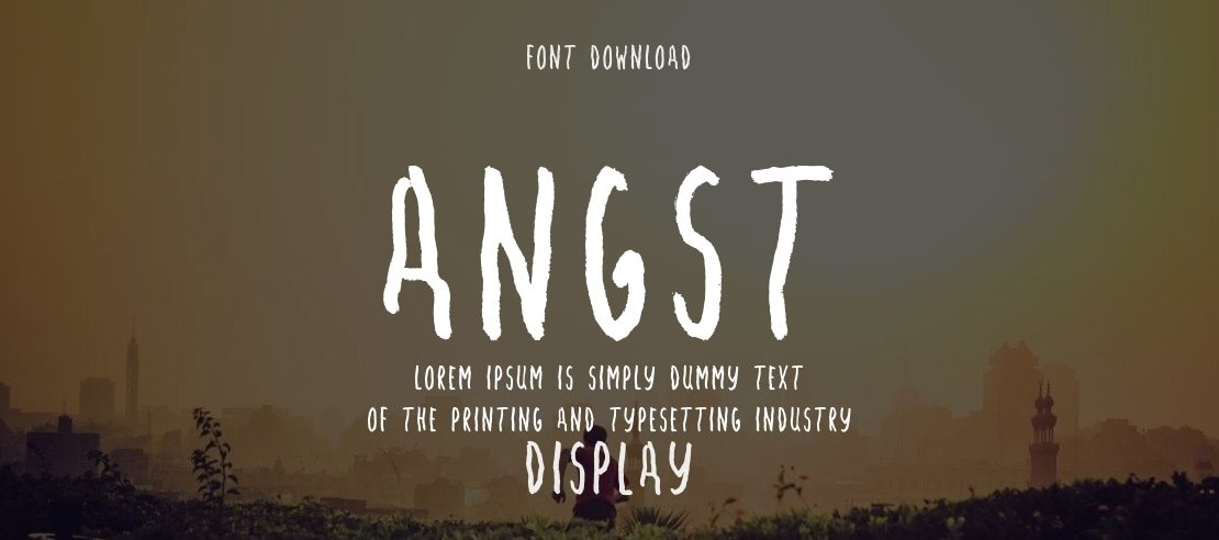 Angst Font