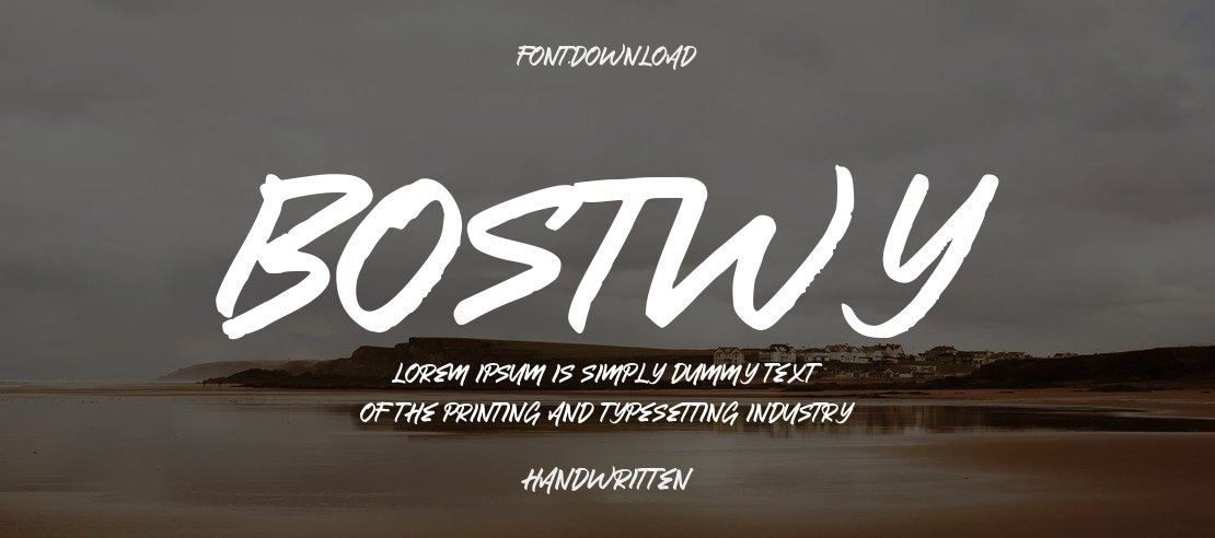 Bostwy Font