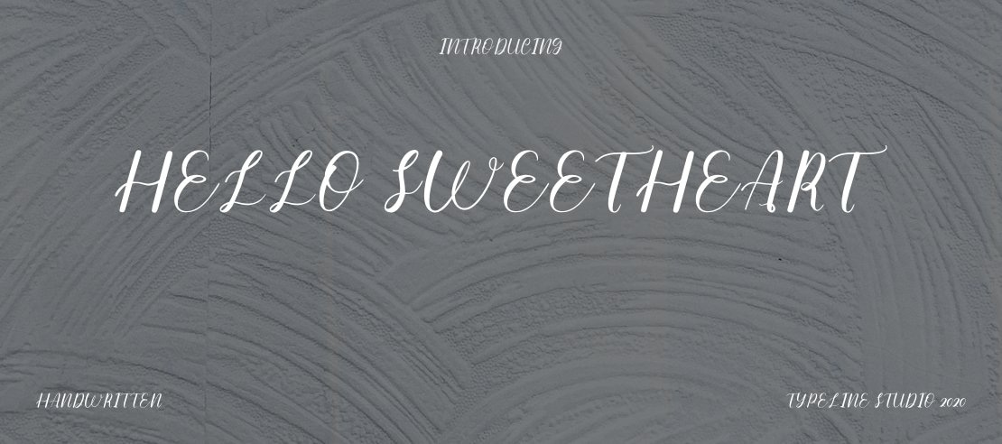 hello sweetheart Font