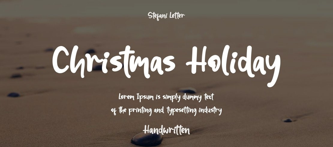 Christmas Holiday Font
