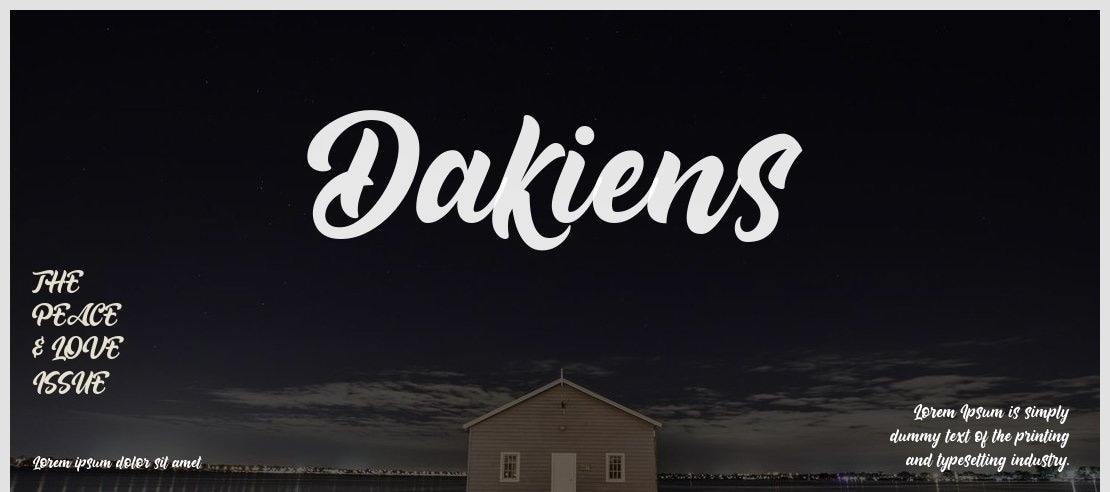 Dakiens Font Family