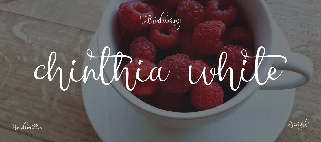 chinthia white Font