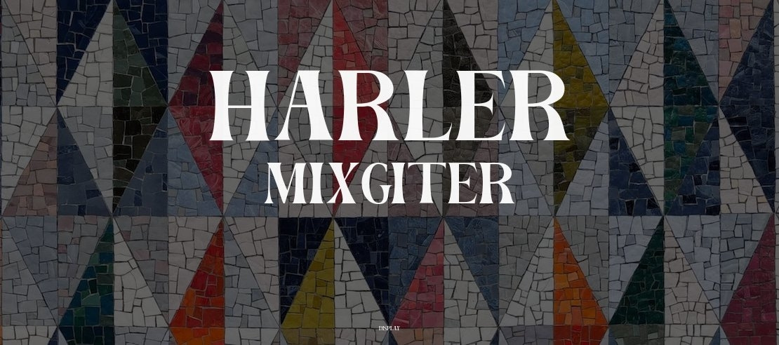 Harler Mixgiter Font