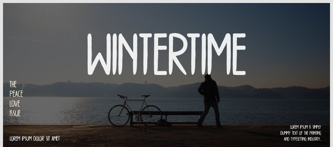 WINTERTIME Font