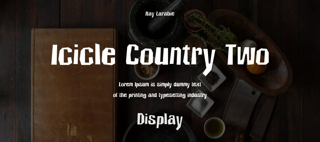 Icicle Country Two Font