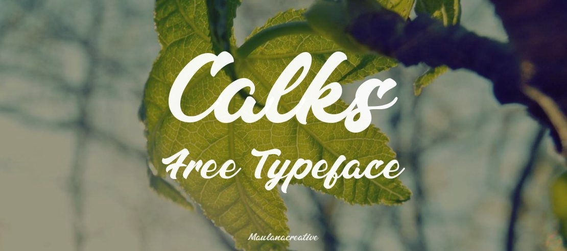 Calks Free Font