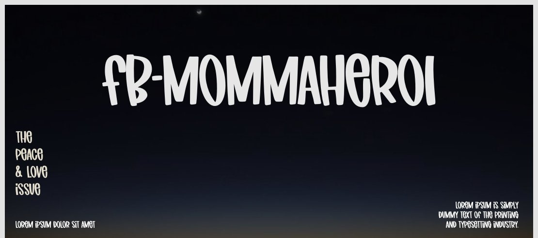 FB-MommaHero1 Font Family