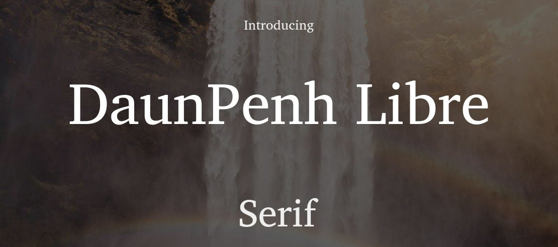 DaunPenh Libre Font