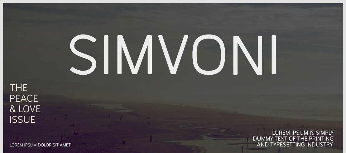Simvoni Font Family