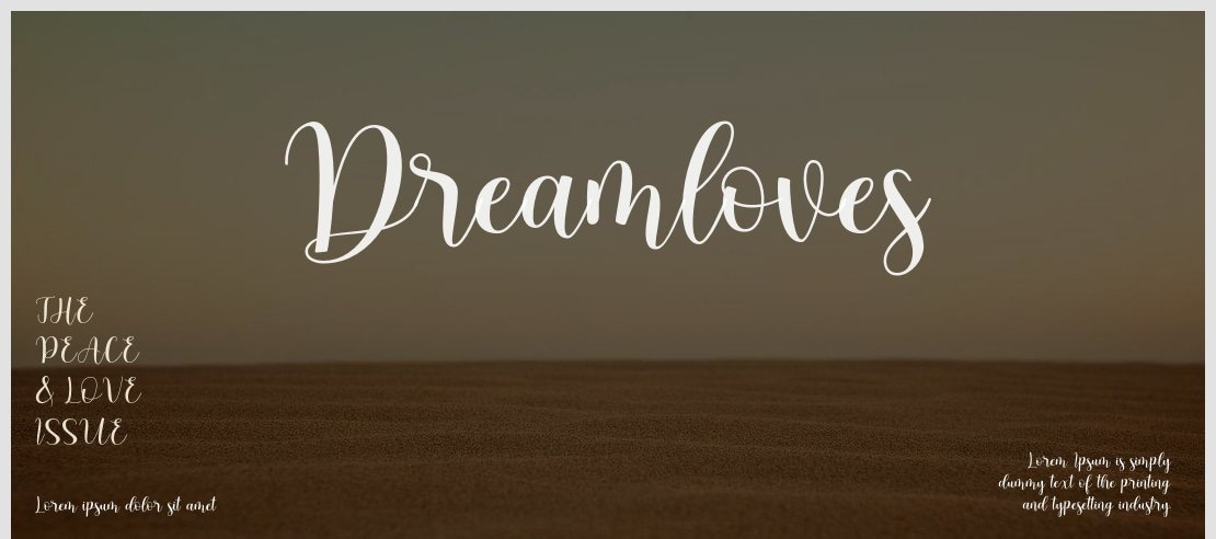 Dreamloves Font
