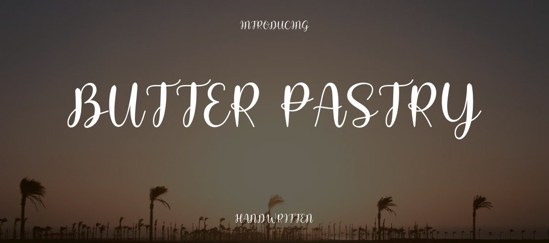 Butter Pastry Font
