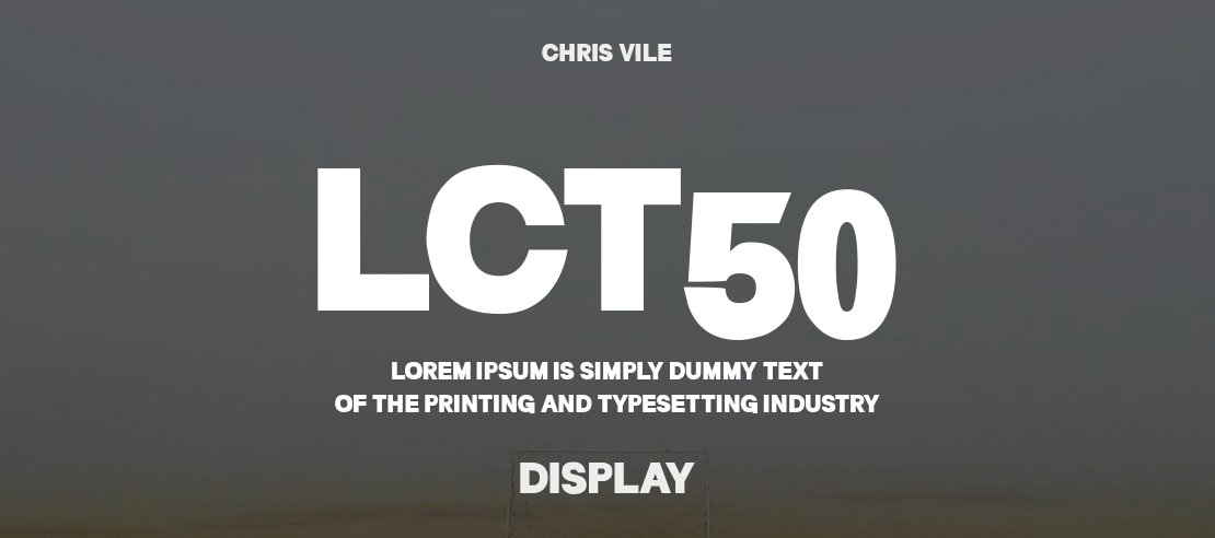 LCt50 Font