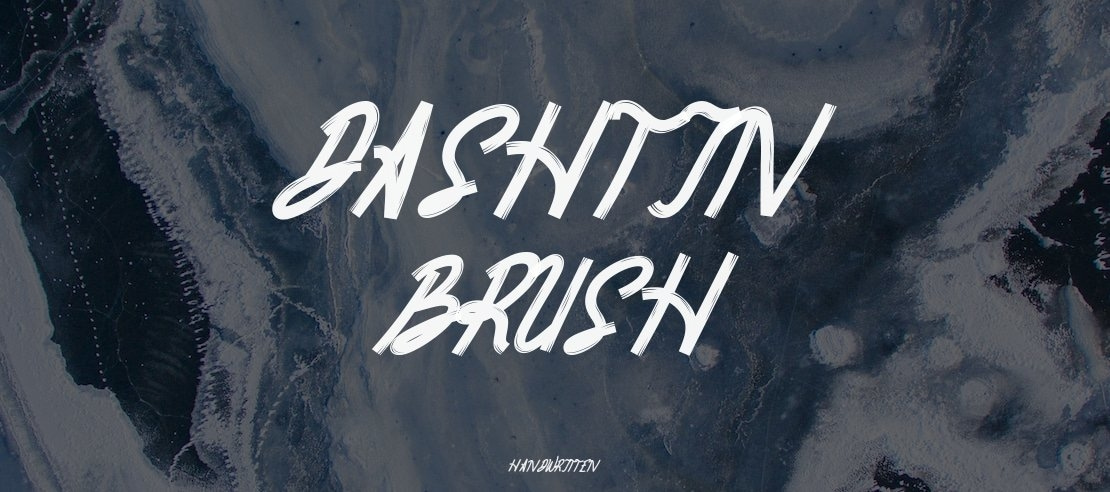 Dashtin Brush Font