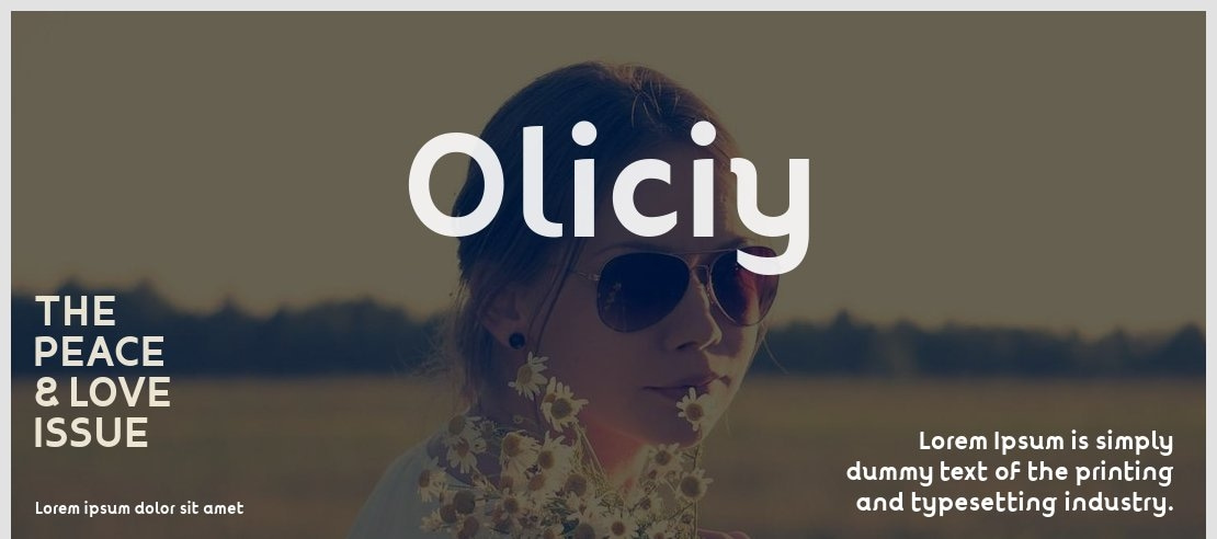 Oliciy Font