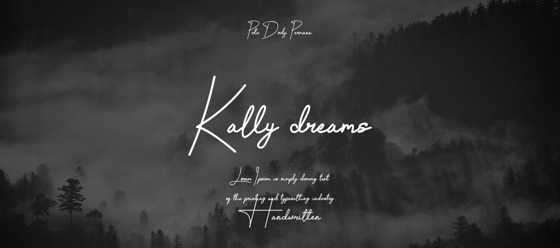 Kally dreams Font