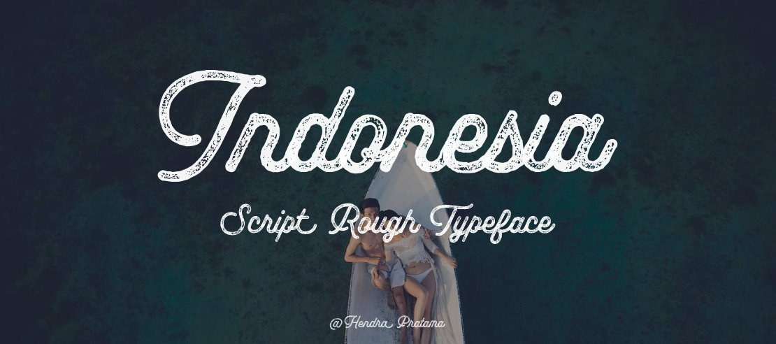 Indonesia Script Rough Font