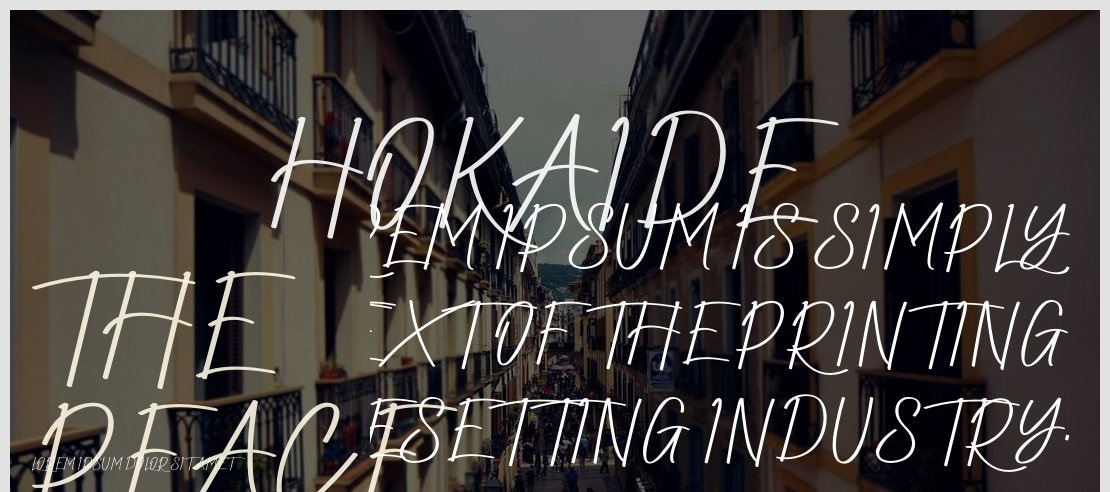 Hokaide Font