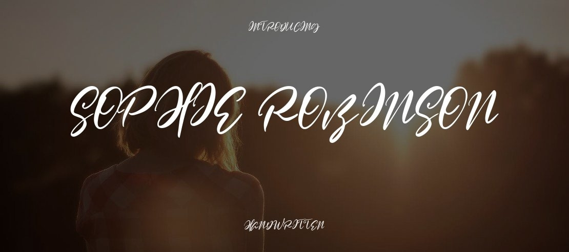 Sophie Robinson Font